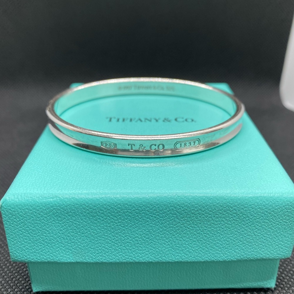 Tiffany & Co. 1837 Sterling Silver Bangle Vintage 1997 - Picture 3 of 5
